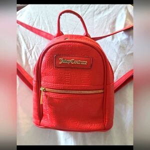 Juicy Couture Red Mini Backpack
